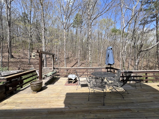 view of deck