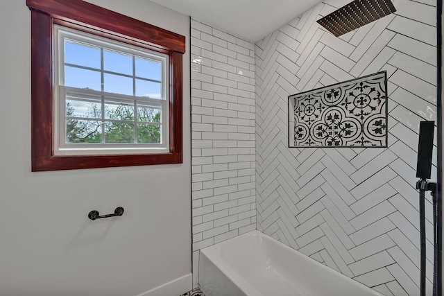 full bathroom with shower / tub combination