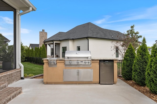 22 Flip Flop Ct, Winchester, TN 37398 - view of patio featuring area for grilling and fence