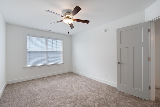 22 Flip Flop Ct, Winchester, TN 37398 - unfurnished room featuring ceiling fan, baseboards, visible vents, and carpet