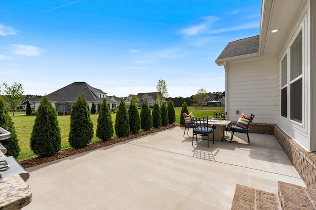 22 Flip Flop Ct, Winchester, TN 37398 - view of patio with outdoor dining space and a residential view