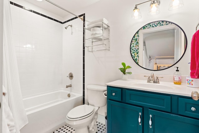 4008 Nevada Ave, Nashville, TN 37209 - full bath with toilet, shower / bath combo with shower curtain, and vanity