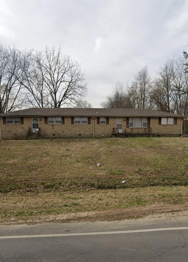 view of ranch-style home