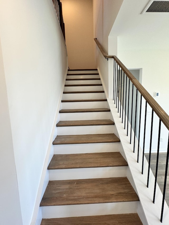 stairway with visible vents