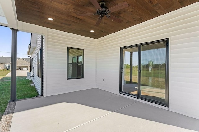 2717 Autumn Woods Trl, Cookeville, TN 38501 - view of patio / terrace with a ceiling fan