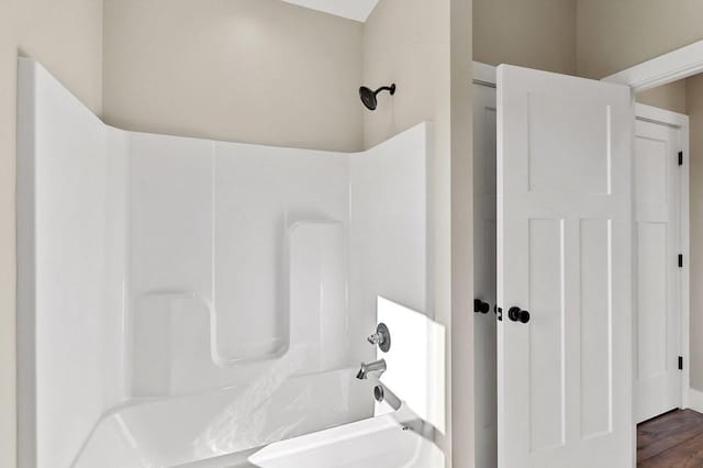2717 Autumn Woods Trl, Cookeville, TN 38501 - full bathroom with tub / shower combination and wood finished floors