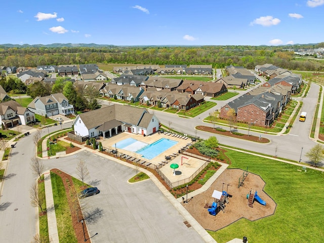 7025 Headwaters Dr, Franklin, TN 37064 - aerial view featuring a residential view