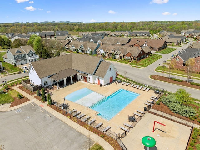 7025 Headwaters Dr, Franklin, TN 37064 - drone / aerial view featuring a residential view