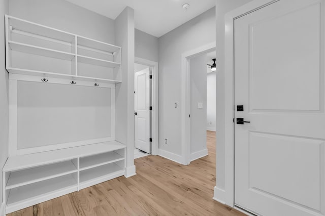 6376D Ivy St, Nashville, TN 37209 - mudroom with light wood-style floors and baseboards