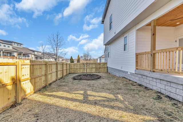 6376D Ivy St, Nashville, TN 37209 - view of yard with a fenced backyard and a residential view