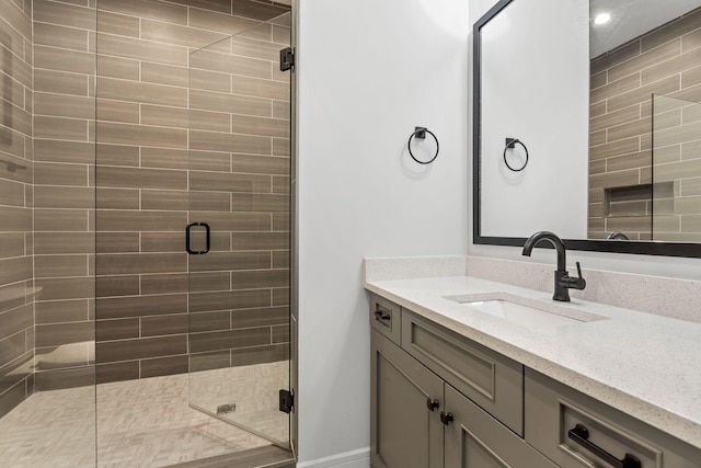 113 Cheekwood Ter, Nashville, TN 37205 - full bathroom featuring a stall shower and vanity