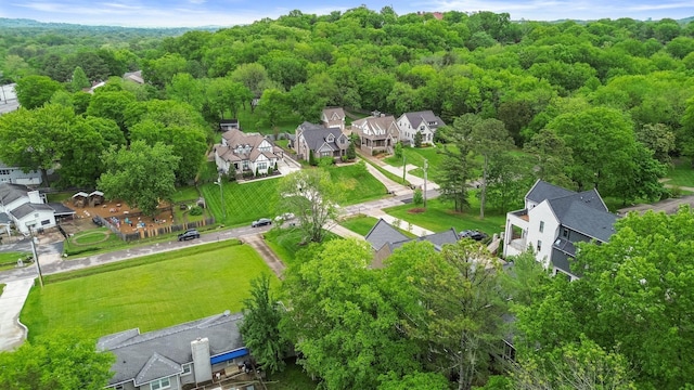 113 Cheekwood Ter, Nashville, TN 37205 - birds eye view of property featuring a residential view and a forest view