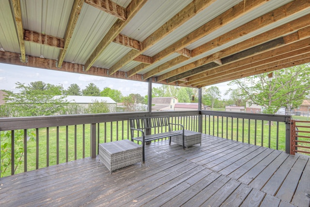 109 Spring Valley Ct, Cross Plains, TN 37049 - wooden deck featuring a yard
