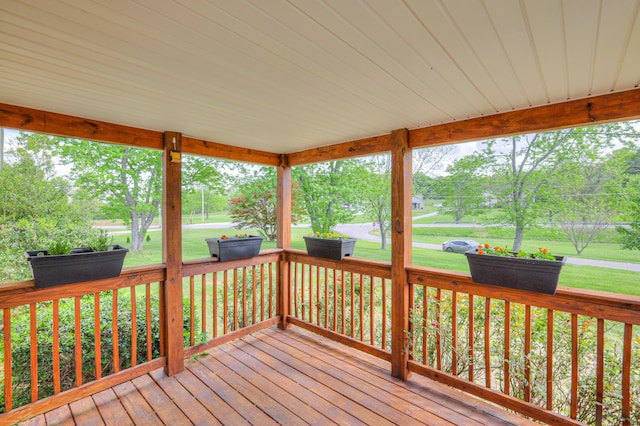 109 Spring Valley Ct, Cross Plains, TN 37049 - wooden deck with a lawn