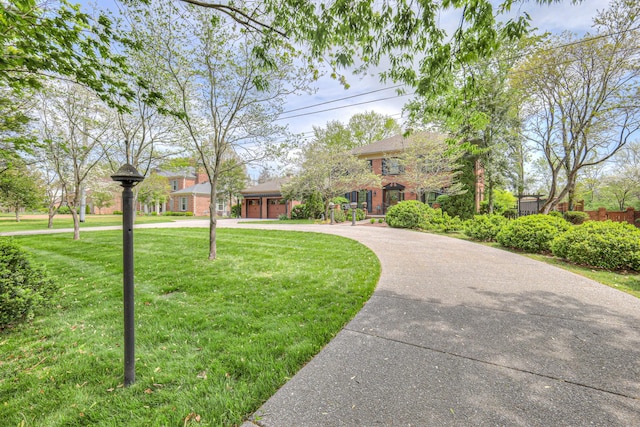 1143 Carnton Ln, Franklin, TN 37064 - view of community featuring curved driveway and a yard