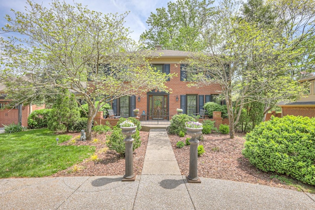1143 Carnton Ln, Franklin, TN 37064 - colonial home with brick siding and a front lawn