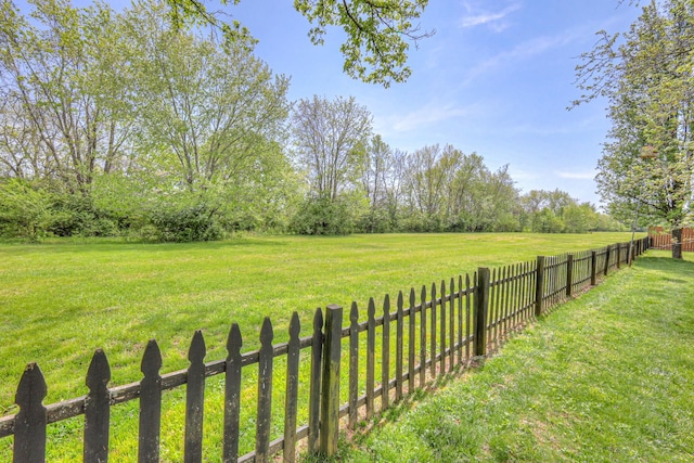 1143 Carnton Ln, Franklin, TN 37064 - view of yard with a rural view and fence