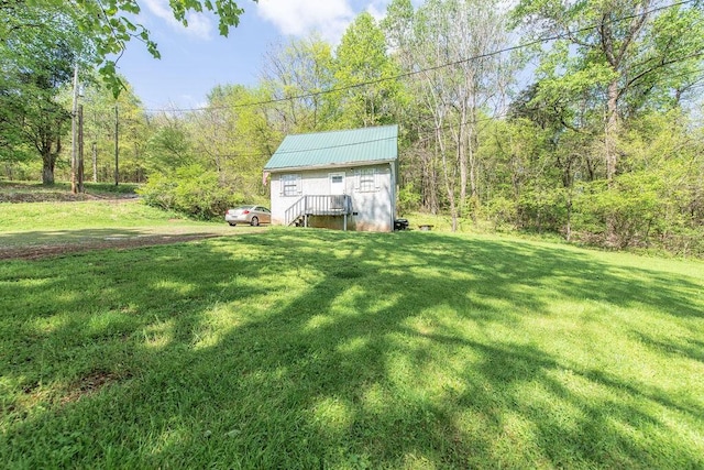176 Water Ln NW, Charleston, TN 37310 - view of yard with a wooded view