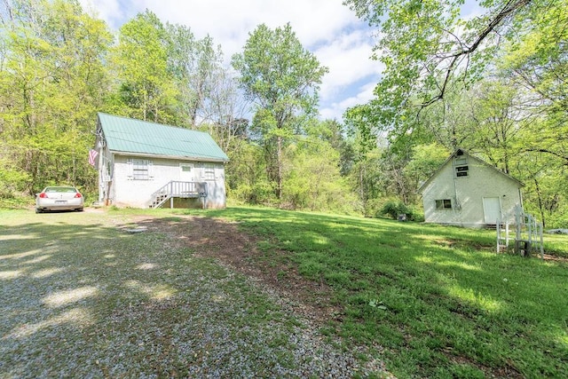 176 Water Ln NW, Charleston, TN 37310 - view of yard featuring a forest view