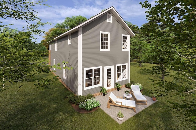 83 Charlotte Rd, Clarksville, TN 37040 - rear view of house featuring a patio area and a yard