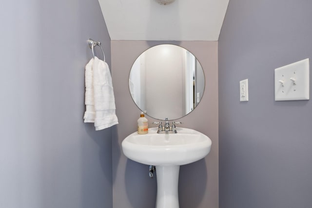 bathroom with a sink