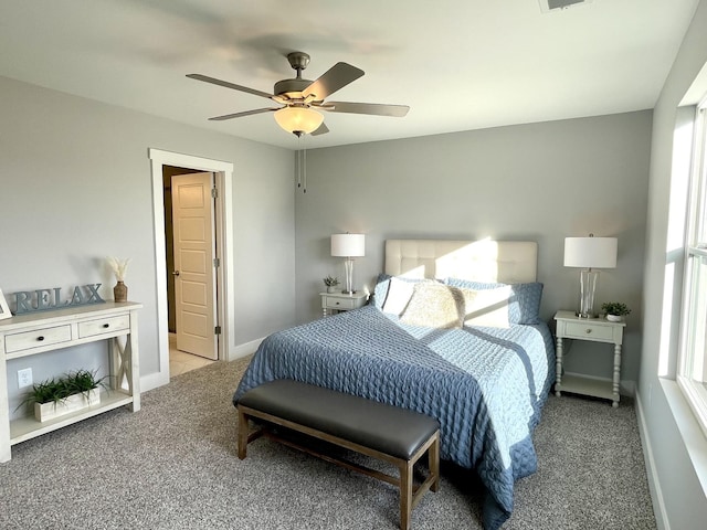 558 Twyla Dr, Lebanon, TN 37087 - bedroom with carpet flooring and ceiling fan