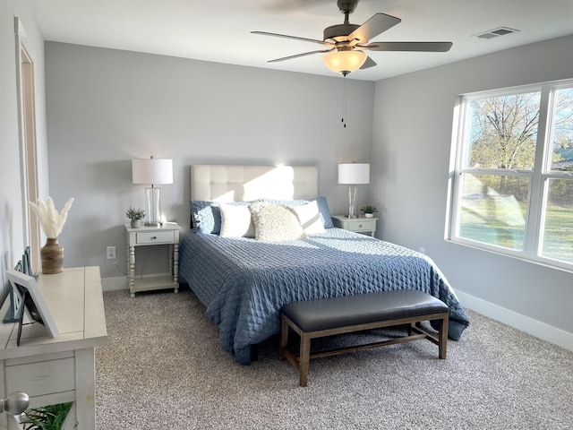 558 Twyla Dr, Lebanon, TN 37087 - carpeted bedroom featuring baseboards and ceiling fan