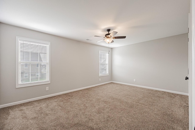 133 Kildeer Dr, Clarksville, TN 37040 - empty room with carpet floors, ceiling fan, and baseboards