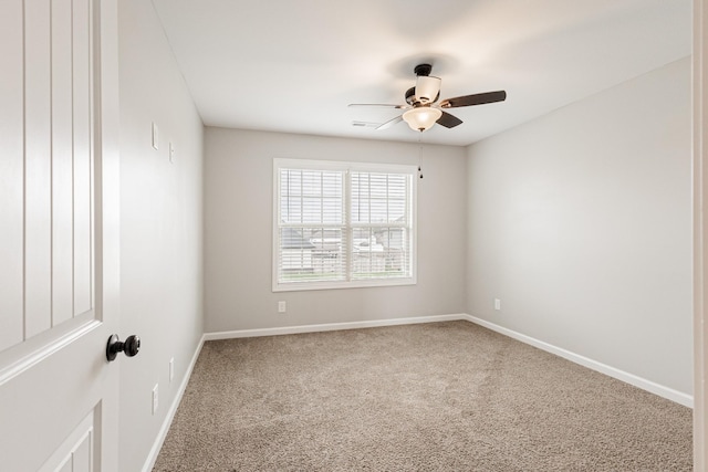 133 Kildeer Dr, Clarksville, TN 37040 - spare room with carpet flooring, baseboards, and a ceiling fan