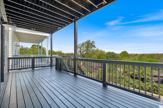 416 Mercomatic Dr, Nashville, TN 37209 - view of wooden terrace