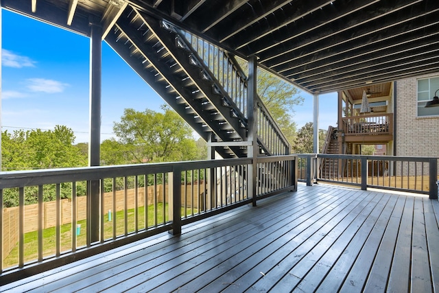 416 Mercomatic Dr, Nashville, TN 37209 - deck featuring stairs