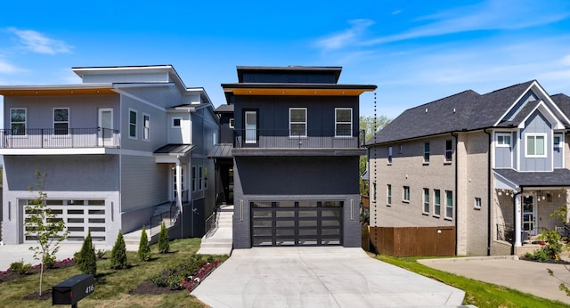 416 Mercomatic Dr, Nashville, TN 37209 - modern home featuring a garage and driveway