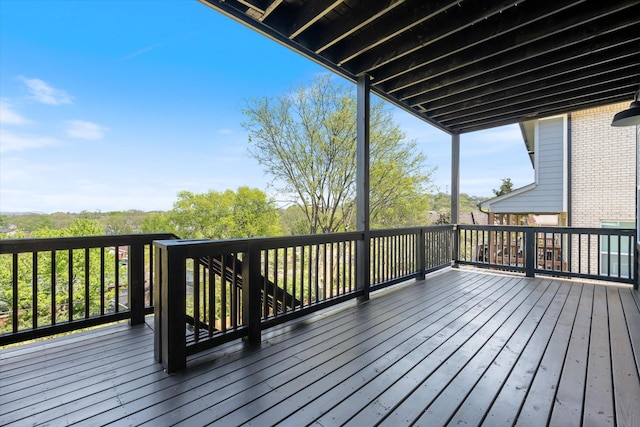 416 Mercomatic Dr, Nashville, TN 37209 - view of wooden terrace