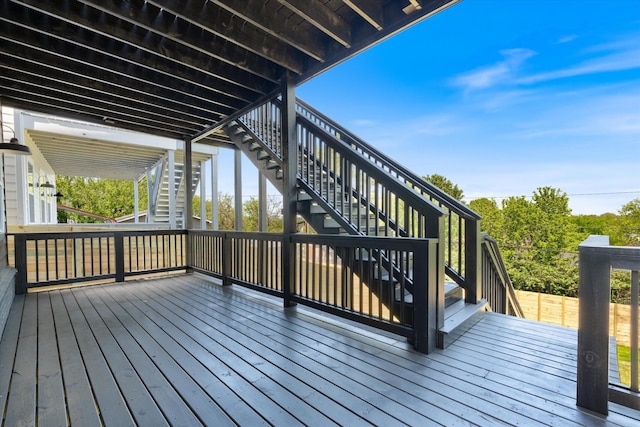 416 Mercomatic Dr, Nashville, TN 37209 - deck with fence and stairs