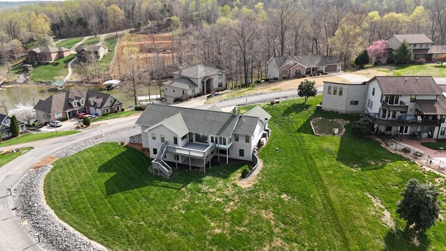 250 Sun Hill Cir, Cadiz, KY 42211 - birds eye view of property with a view of trees and a residential view