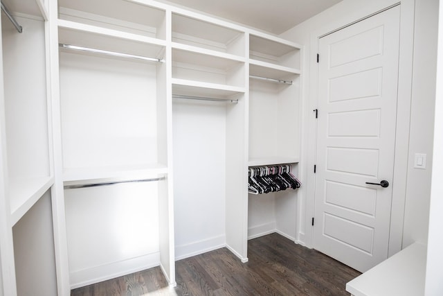 3509B Wrenwood Ave, Nashville, TN 37205 - walk in closet with dark wood-style flooring