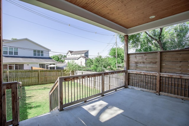 3509B Wrenwood Ave, Nashville, TN 37205 - view of patio with a fenced backyard