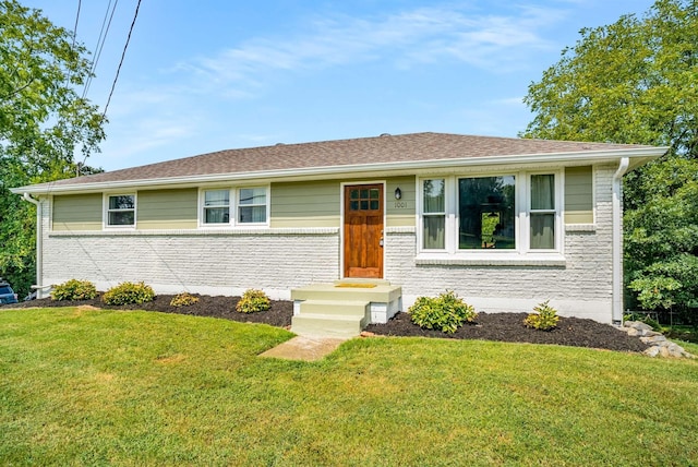 1001 N Graycroft Ave, Madison, TN 37115 - ranch-style house with brick siding and a front lawn