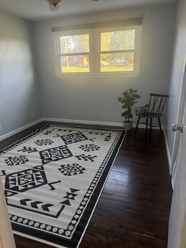 1001 N Graycroft Ave, Madison, TN 37115 - empty room with wood finished floors, baseboards, and plenty of natural light