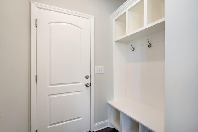 view of mudroom