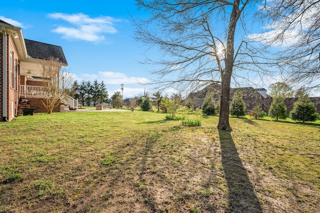 view of yard