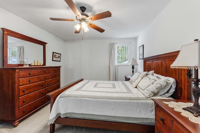 7274 Kingston Rd, Fairview, TN 37062 - bedroom with ceiling fan and light carpet