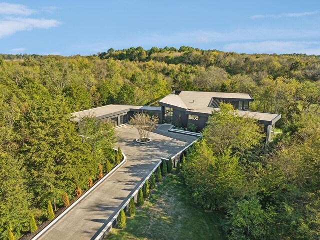 274 Callis Rd, Lebanon, TN 37090 - aerial view featuring a forest view