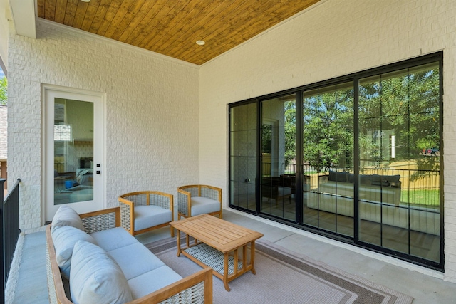 4201A Belmont Blvd, Nashville, TN 37215 - view of patio / terrace featuring an outdoor living space