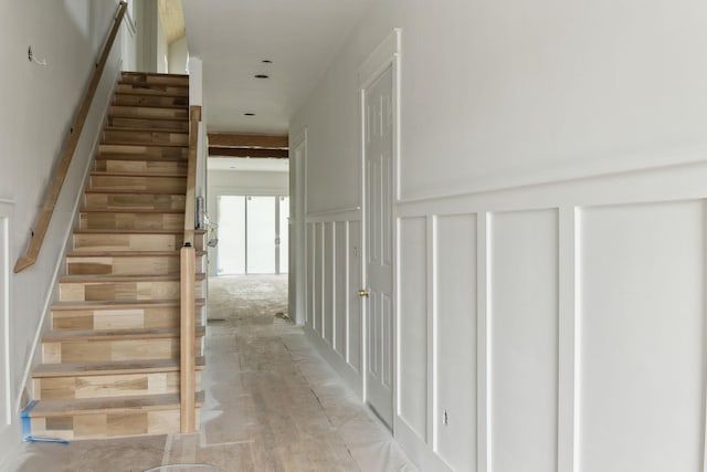 corridor with stairway