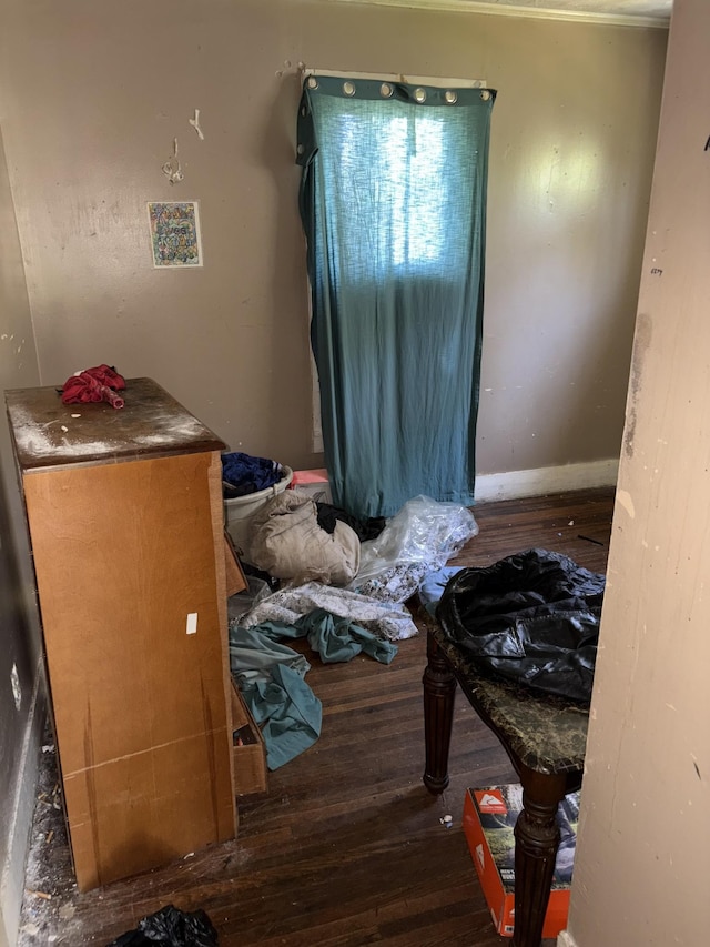 755 Center St, Lewisburg, TN 37091 - miscellaneous room featuring wood-type flooring and baseboards