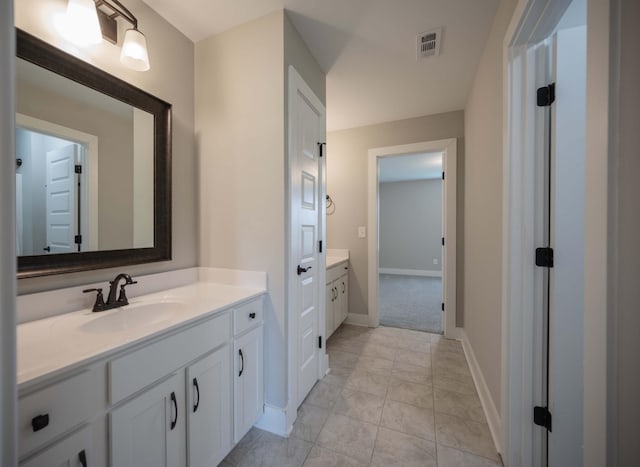 4302 Peacemill Ln, Murfreesboro, TN 37128 - bathroom with vanity and baseboards