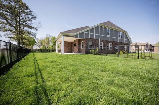 4302 Peacemill Ln, Murfreesboro, TN 37128 - back of property featuring brick siding