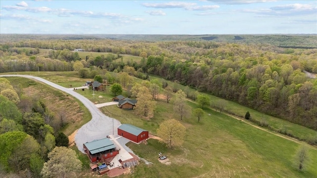 229 Blackhawk Ct, Waverly, TN 37185 - bird's eye view featuring a forest view and a rural view