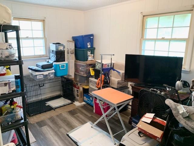 1844 Holloway Cir, Lebanon, TN 37090 - office space with crown molding and wood finished floors